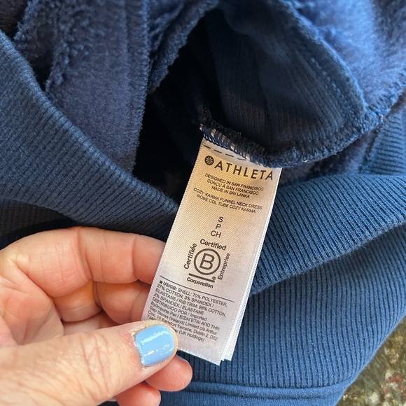 Athleta Blue Turtleneck Dress - Picture 13 of 14